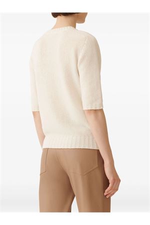 Light beige wool, cashmere and silk sweater FABIANA FILIPPI | MAD215F490L5370158